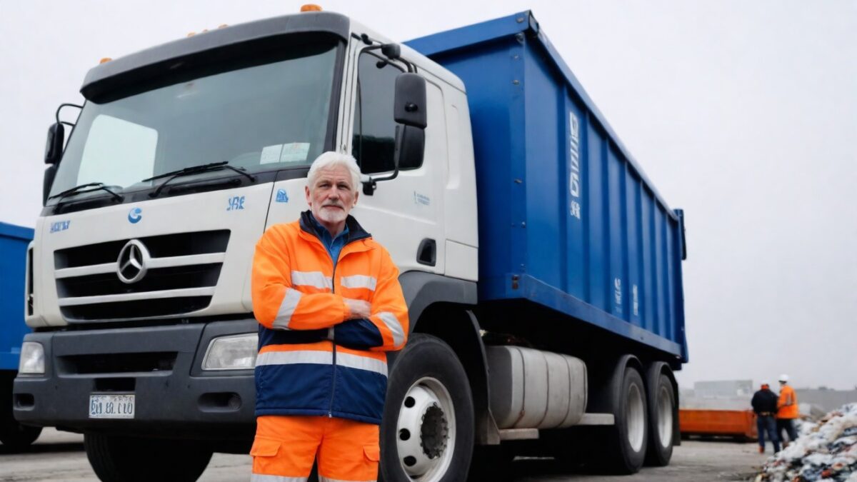 conducteur de benne