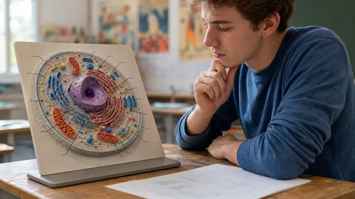 Schéma d’une cellule : dessin légendé et rôle des principaux organites
